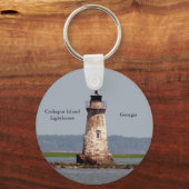 Cockspur Island Lighthouse Schlüsselanhänger (Rückseite)