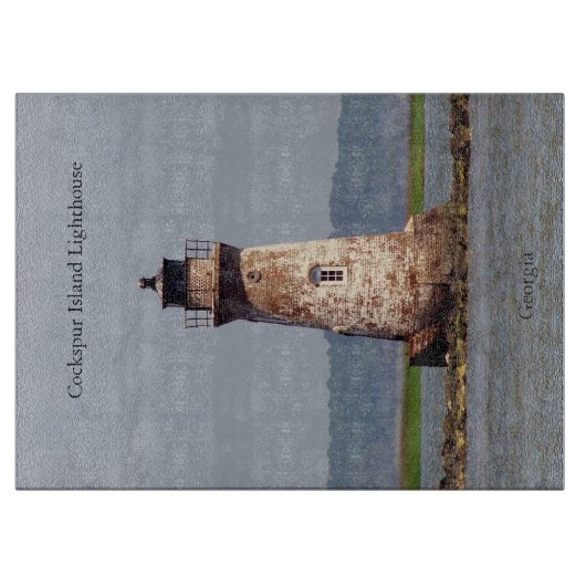 Cockspur Island Lighthouse Schneidebrett (Vorderseite)