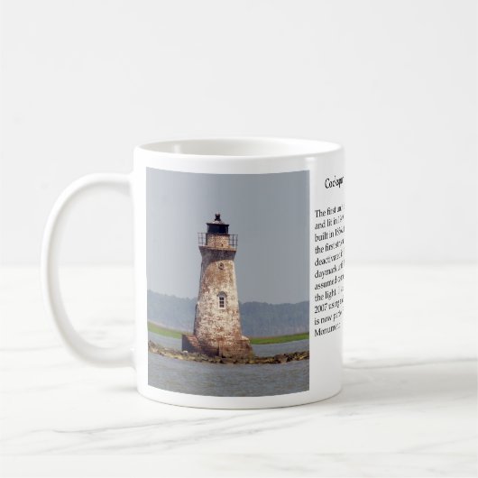 Cockspur Island Lighthouse Tasse (Links)