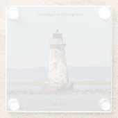 Cockspur Island Lighthouse Untersetzer (Rückseite)