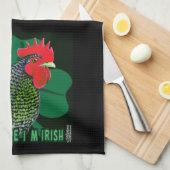 Cocksure I bin Irish! Handtuch (Viertel Falte)