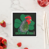 Cocksure I bin Irish! Serviette (Beispiel)