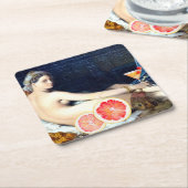 Cocktail al la Grande Rechteckiger Pappuntersetzer (angewinkelt)