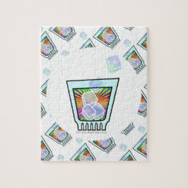 COCKTAIL - ALTE SCHMECKUNG - ROCKGLAS PUZZLE