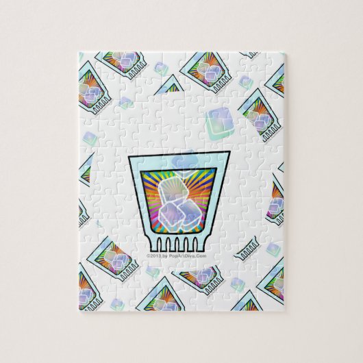 COCKTAIL - ALTE SCHMECKUNG - ROCKGLAS PUZZLE (Vertikal)