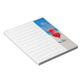 Cocktail am Meer, Linde für Anmerkungen Notizblock (angewinkelt)