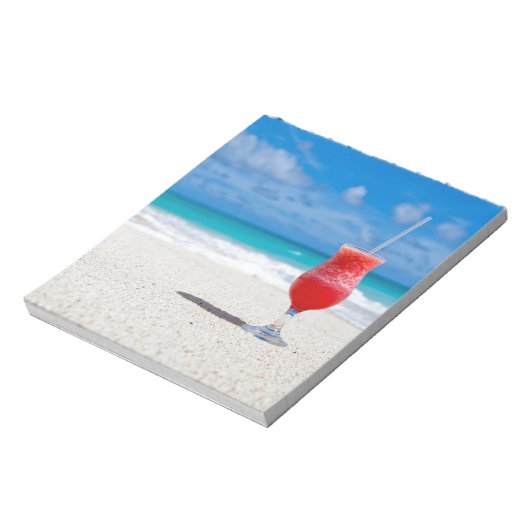 Cocktail am Meer Notizblock (Rotiert)