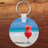 Cocktail am Meer Schlüsselanhänger (Vorderseite)