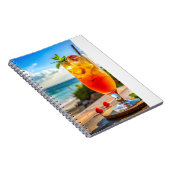 Cocktail am Strand Notizblock (Rechte Seite)