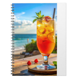 Cocktail am Strand Notizblock