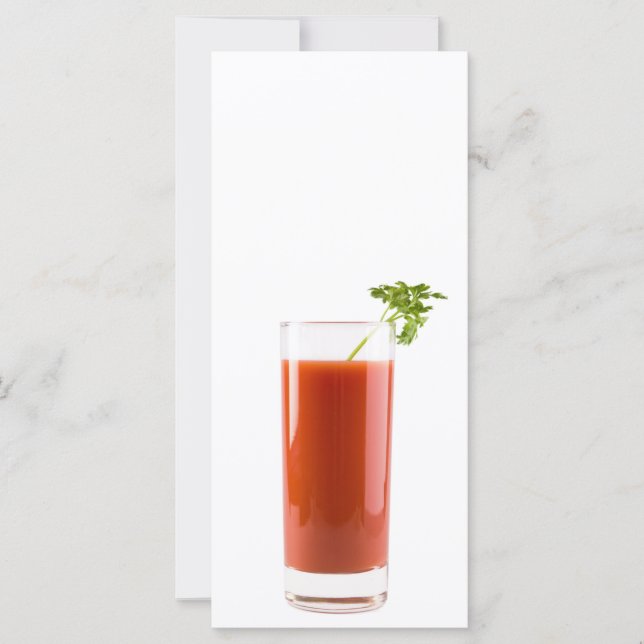 Cocktail an frischem Tomatensaft (Vorderseite)