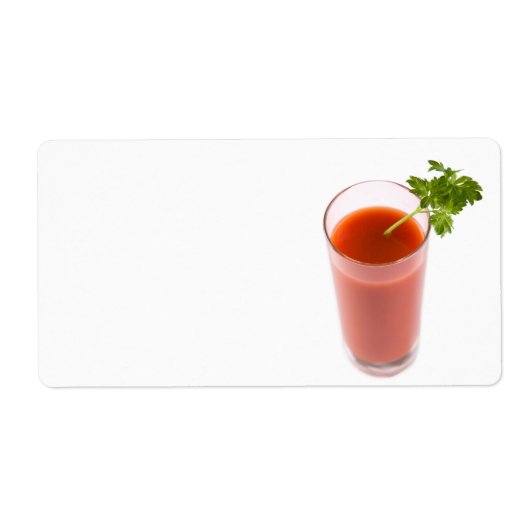 Cocktail an frischem Tomatensaft (Vorne)