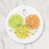 Cocktail Aperol Spritz Italienisches Brautparty Geschenkanhänger (Rückseite)