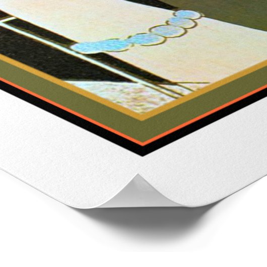 "Cocktail" Art Deco Print by M. Gerard 16x20 Poster (Ecke)