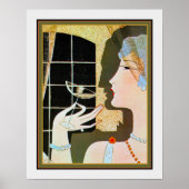 "Cocktail" Art Deco Print by M. Gerard 16x20 Poster (Vorne)