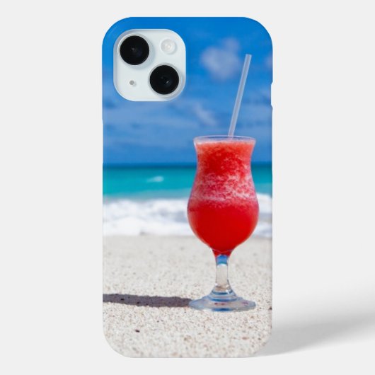 Cocktail auf dem Sand Case-Mate iPhone Hülle (Rückseite)