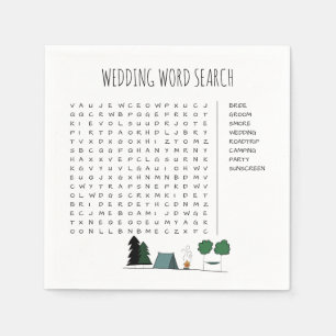 Cocktail auf der Suche nach Hochzeiten Napkins Serviette