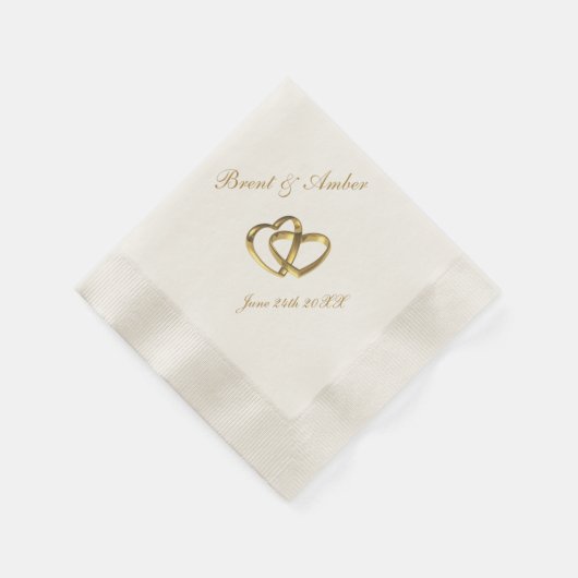 Cocktail auf Hochzeit Serviette (Ecke)