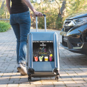 Cocktail Bar Neon Sign Aufkleber (Koffer Insitu)