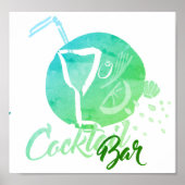 Cocktail-Bar Poster (Vorne)