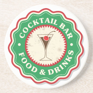 Cocktail Bar Sandstone Drink Untersetzer