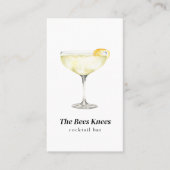 Cocktail-Bar Visitenkarte (Vorderseite)