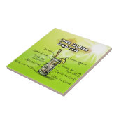 Cocktail-Bar Wasserfarbe Rezept Fliese (Seite)