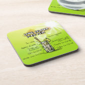 Cocktail-Bar Wasserfarbe Rezept Getränkeuntersetzer (Linke Seite)