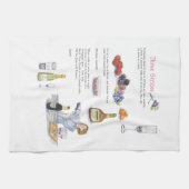 Cocktail-Bartuch mit drei Streifen Geschirrtuch (Horizontal)