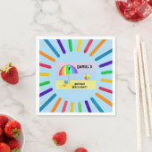 Cocktail "Beach Birthday Party" Serviette (Beispiel)