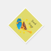 Cocktail "Beach Crazy" Serviette (Ecke)