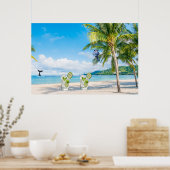 Cocktail Beach Poster (Küche)