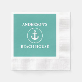 Cocktail bei Nautic Family Name Beach House Serviette