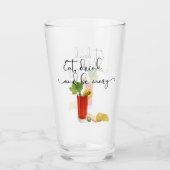 Cocktail Bloody Mary essen Drink und seien Sie mar Glas (Vorderseite)