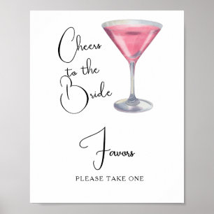 Cocktail-Brautjunggesellinnenparty-Geschenke Poster