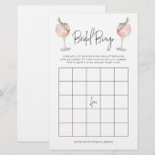 Cocktail Bridal Bingo Bachelorette Spiel (Vorne/Hinten)