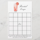Cocktail - Bridal shower bingo game (Vorderseite)