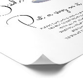 Cocktail Bridal shower Put a ring on it game Poster (Ecke)