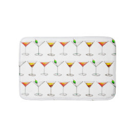 Cocktail Brillen Mixed Bar Drinks Martini Cosmo Badematte