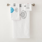 Cocktail-Cartoon Badhandtuch Set (Insitu)