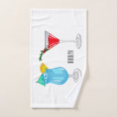 Cocktail-Cartoon Badhandtuch Set (Handtuch)