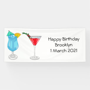Cocktail-Cartoon Banner