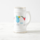 Cocktail-Cartoon Bierglas (VorderseiteRechts)