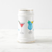 Cocktail-Cartoon Bierglas (Mittel)