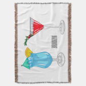 Cocktail-Cartoon Decke (Vorderseite Vertikal)