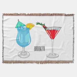 Cocktail-Cartoon Decke