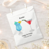 Cocktail-Cartoon Geschenktütchen (Ausgeschnitten)