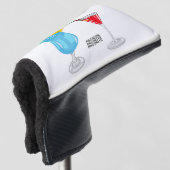 Cocktail-Cartoon Golf Headcover (3/4 Vorderseite)
