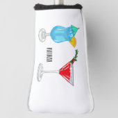 Cocktail-Cartoon Golf Headcover (Rotieren 90)