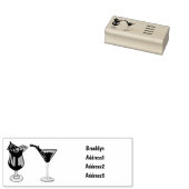 Cocktail-Cartoon Gummistempel (Stempel)